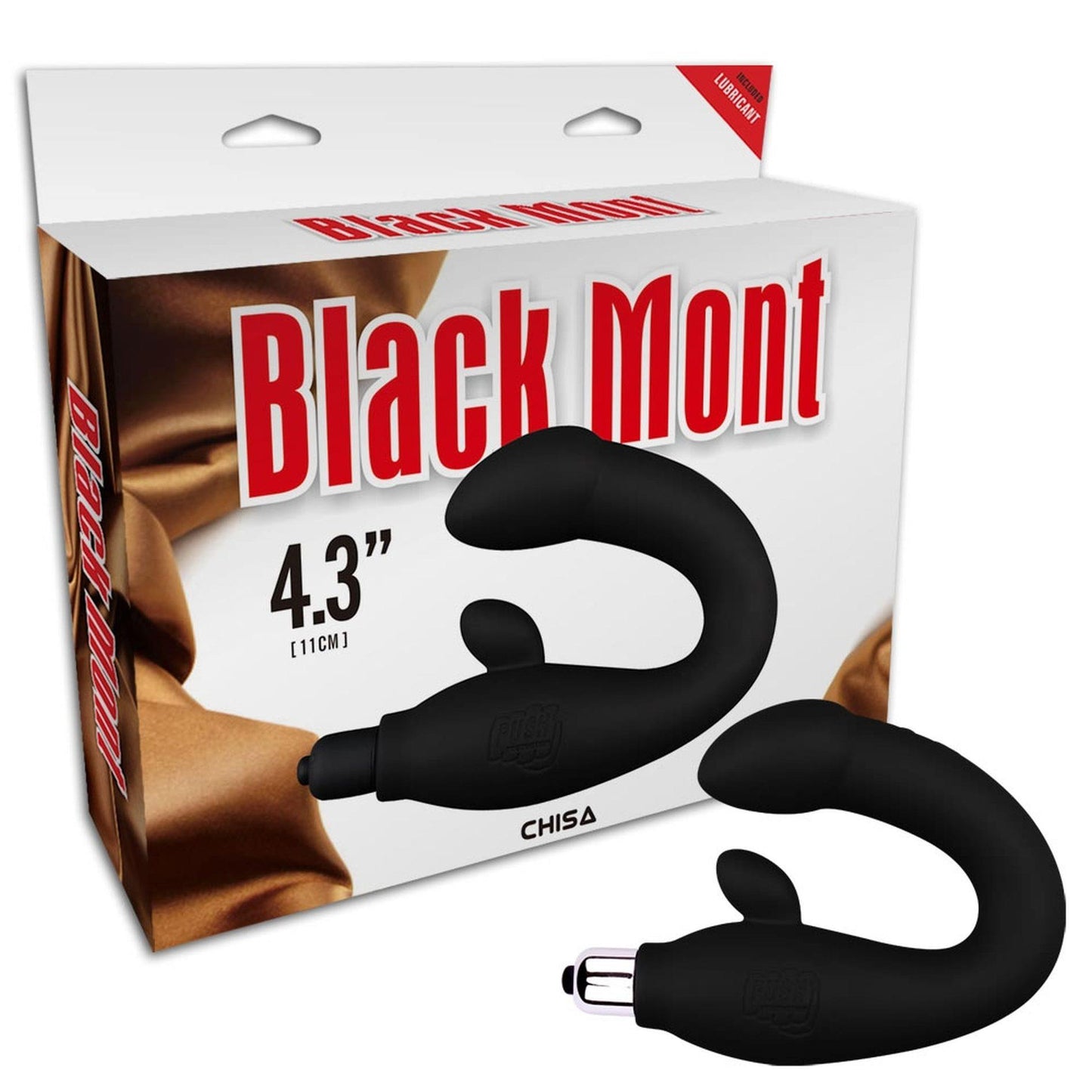 Masażer prostaty Black Mont silikonowy wodoodporny 29 cm
