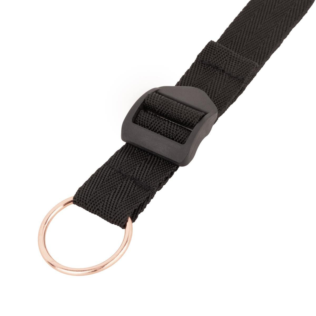 Rosy Gold - Under-Mattress Restraint Set - Black