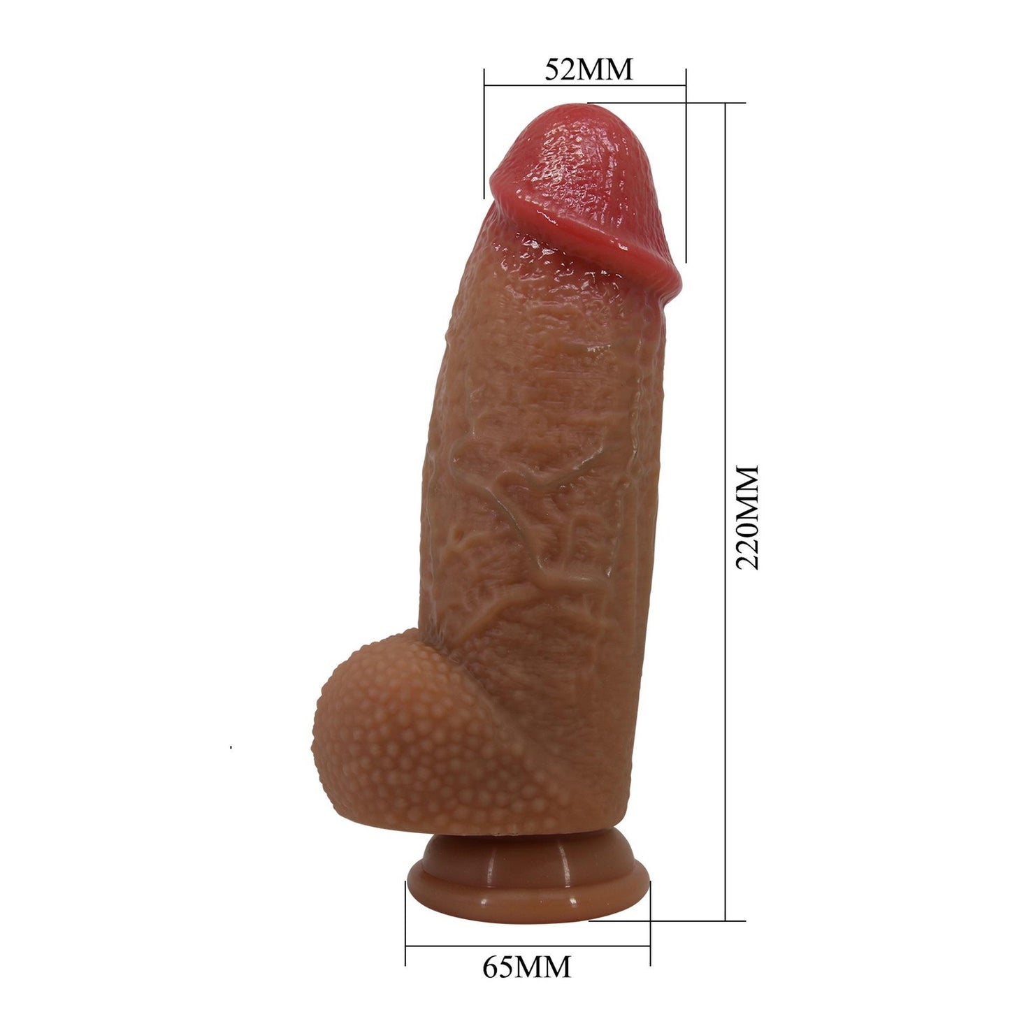 Dildo silikonowe Achille Pretty Love wodoodporne