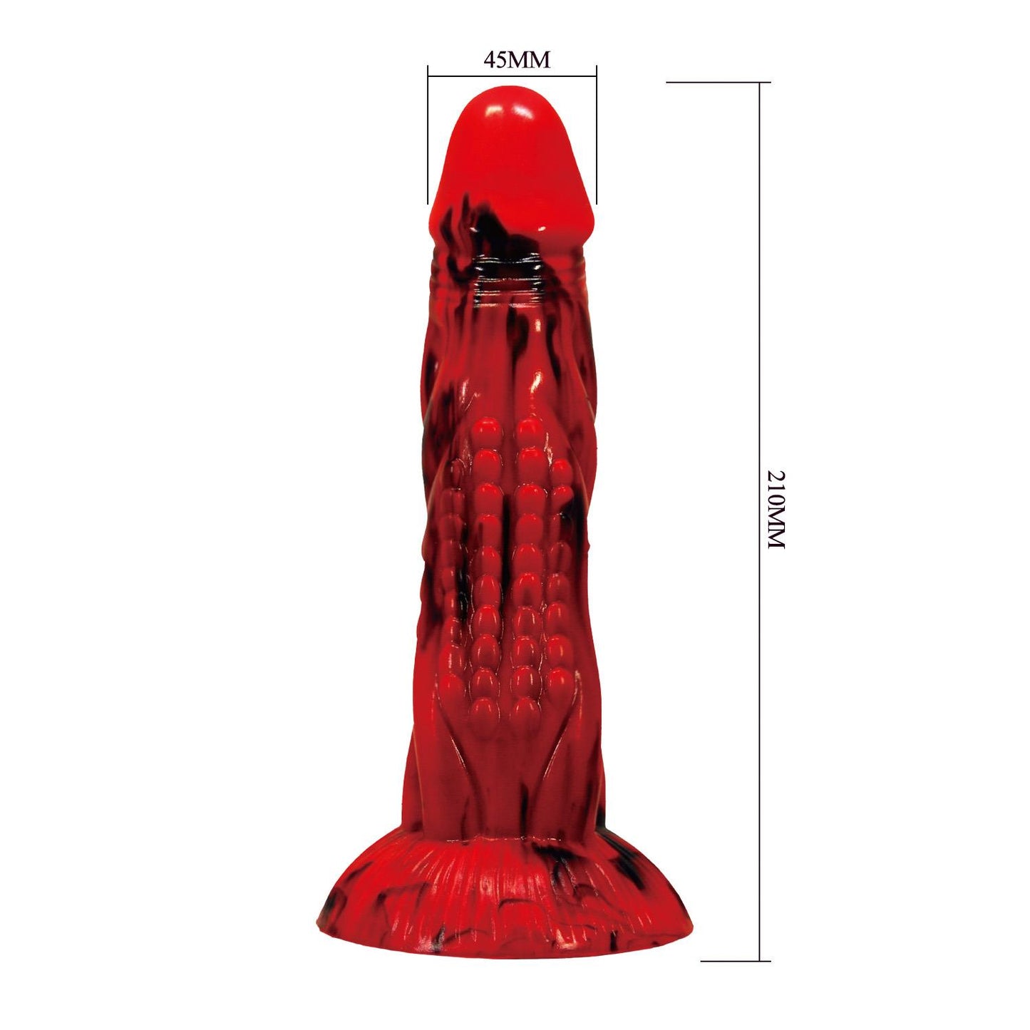 Dildo silikonowe falowane Minotaur Power Monsters 21 cm