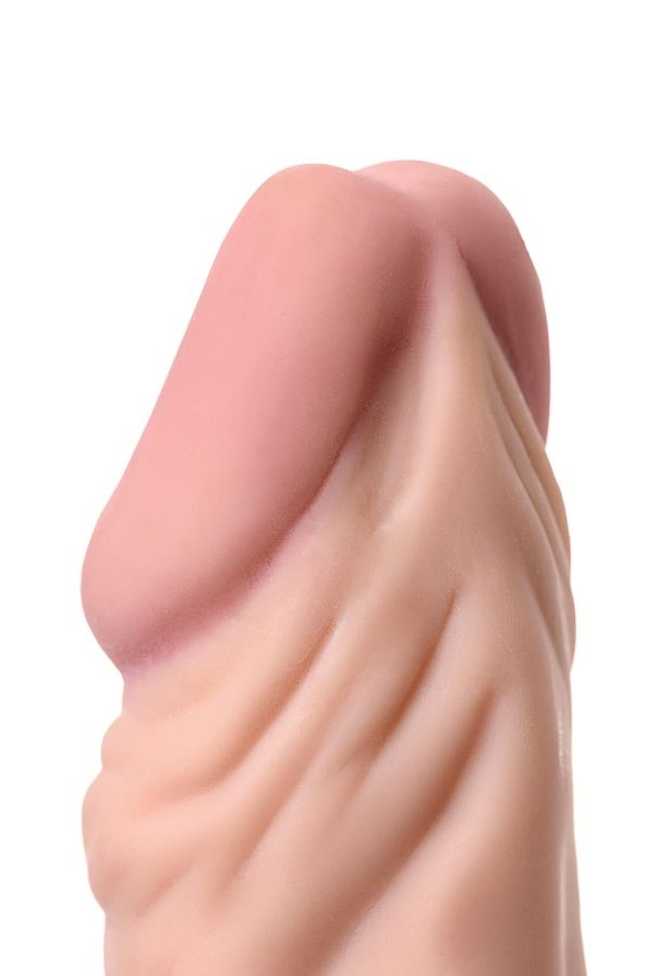 A-TOYS, Realistic vibrator, TPE, Multi-speed, 19 cm