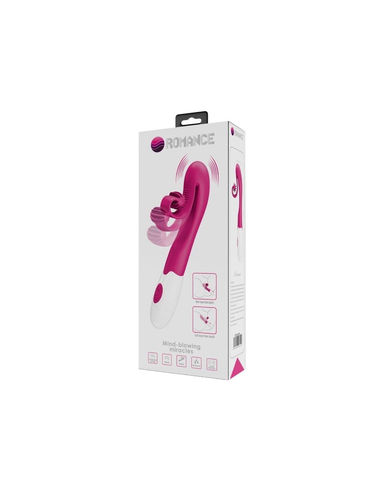 Stymulator łechtaczki silikonowy Pretty Love Romance różowy 30 wibracji