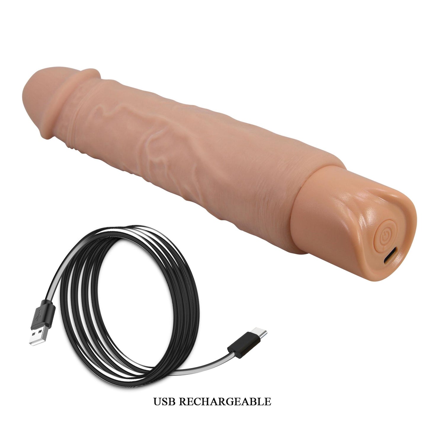 Wibrator realistyczny Pretty Love Rufus USB