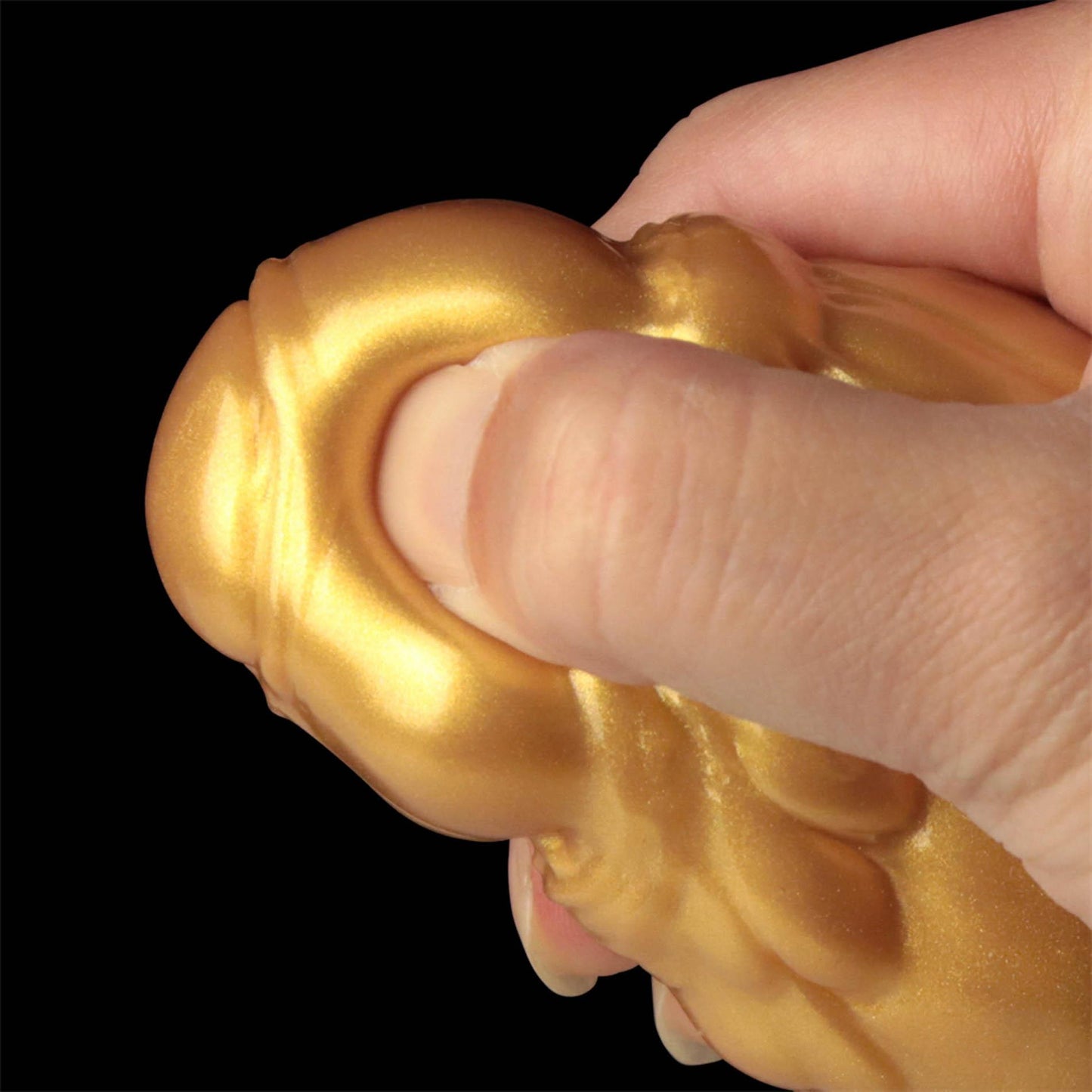 10'' Dual Density Silicone Inflatable Dildo