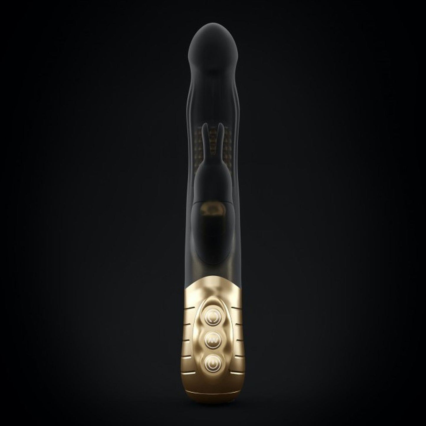 Wibrator króliczek Dorcel Baby Rabbit czarno złoty USB 22 cm