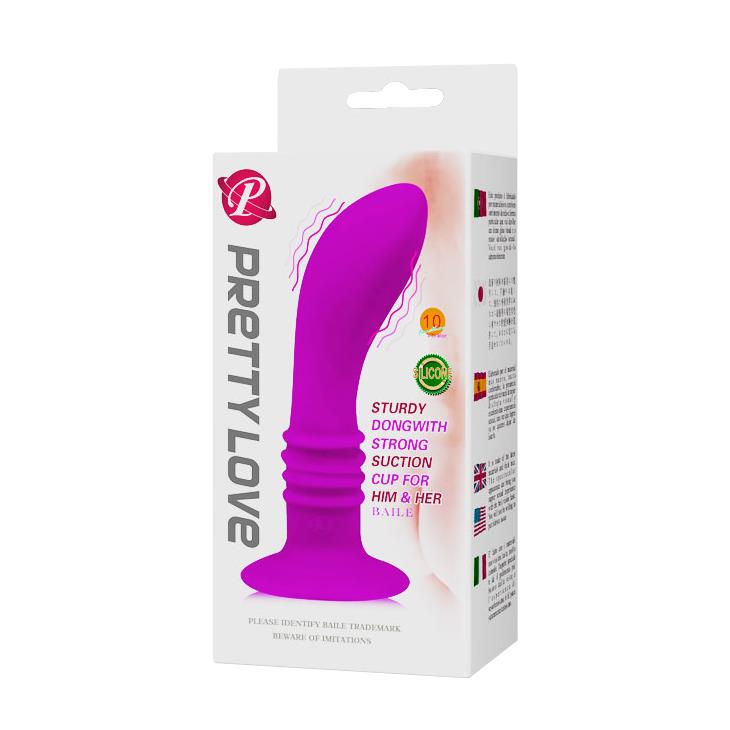 Masażer prostaty wibrujący Pretty Love silikonowy 12 cm 10 funkcji