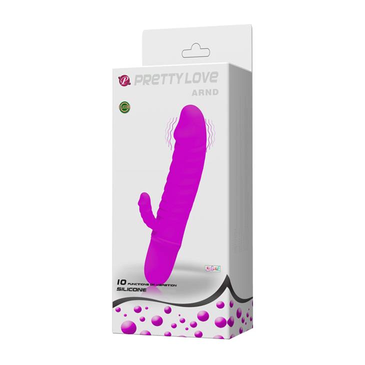 Mini wibrator silikonowy Pretty Love ARND do punktu G wodoodporny