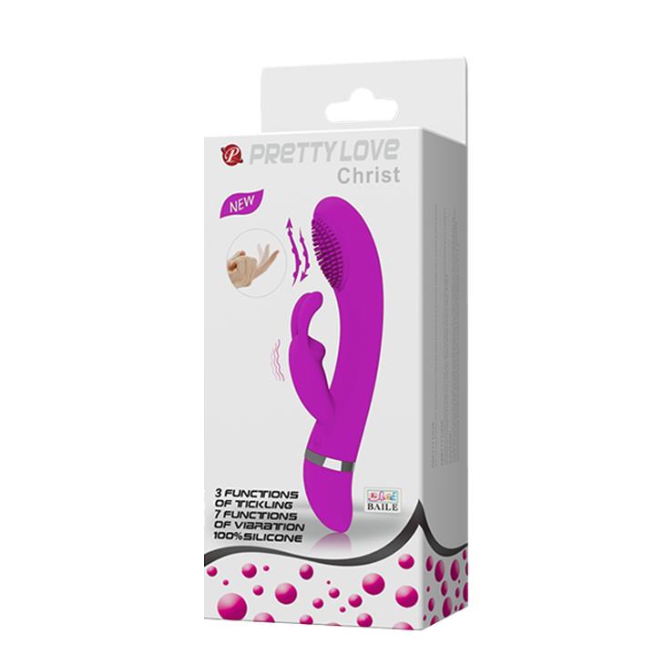 Wibrator króliczek Pretty Love Christ silikonowy 12 cm