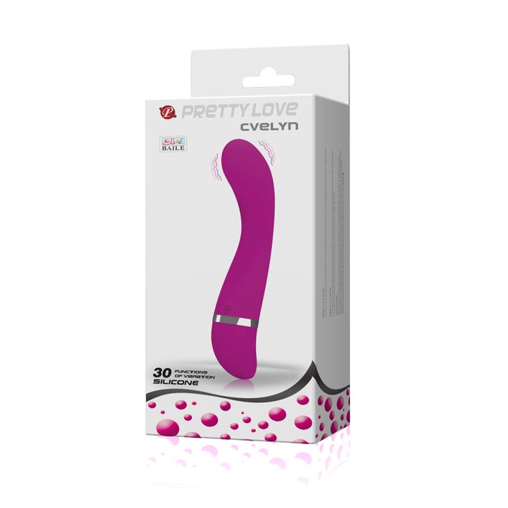 Wodoodporny wibrator punktu G silikonowy Pretty Love CVELYN 30 trybów