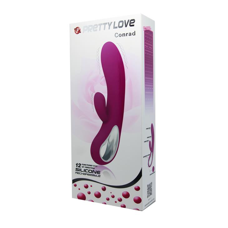 Wibrator punktu G Pretty Love Elmer fioletowy USB 12 trybów