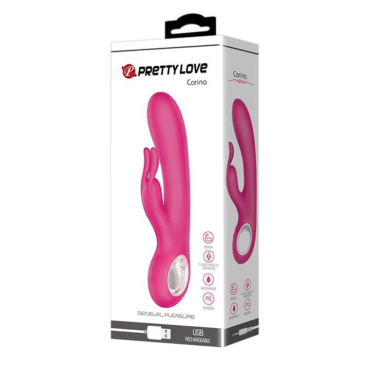 Wibrator króliczek Pretty Love Carina różowy USB