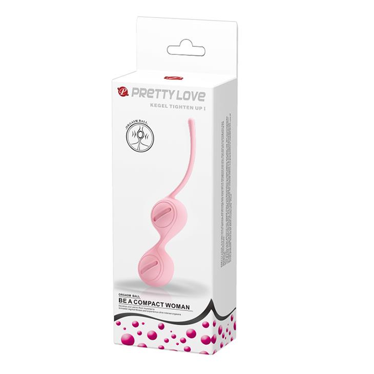 Kulki kegla silikonowe Pretty Love Tighten Up różowe