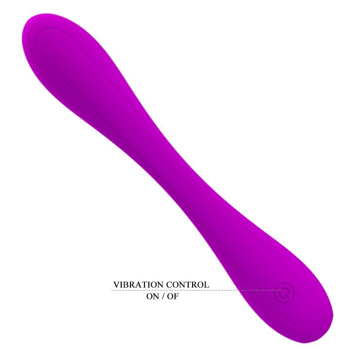 Wibrator silikonowy zginalny Pretty Love Yedda fioletowy USB 12 funkcji