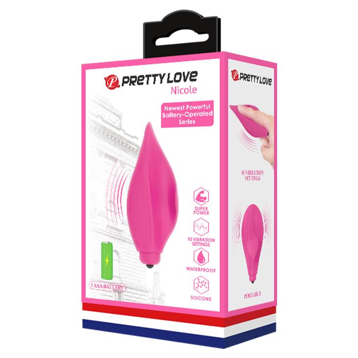 Stymulator łechtaczki silikonowy Pretty Love Nicole 10 funkcji