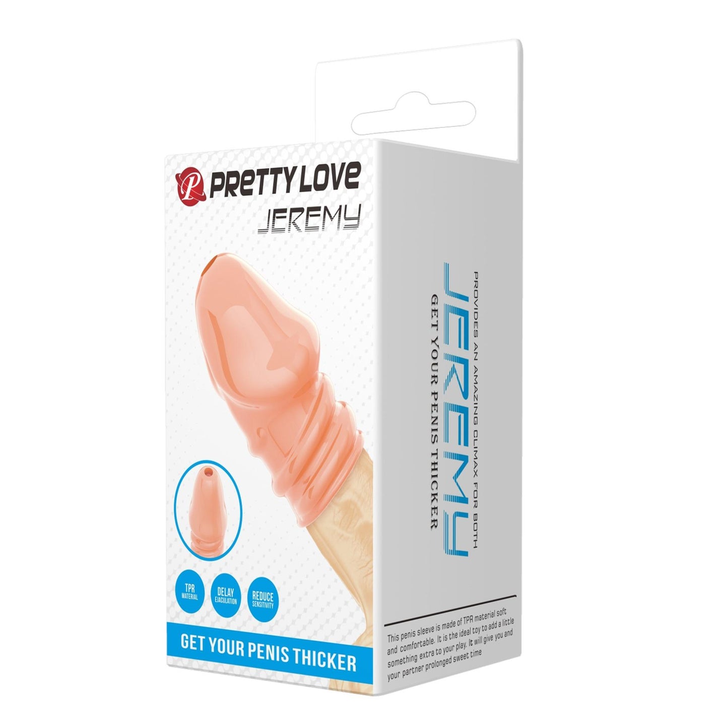Przedłużka pogrubiająca penisa Pretty Love Jeremy cielista