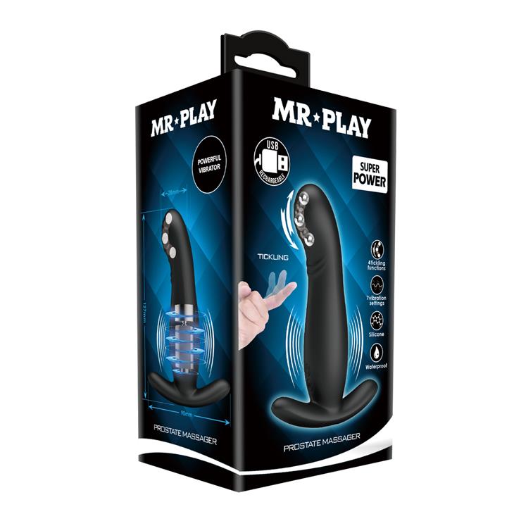 Masażer prostaty silikonowy wibrujący Mr Play USB