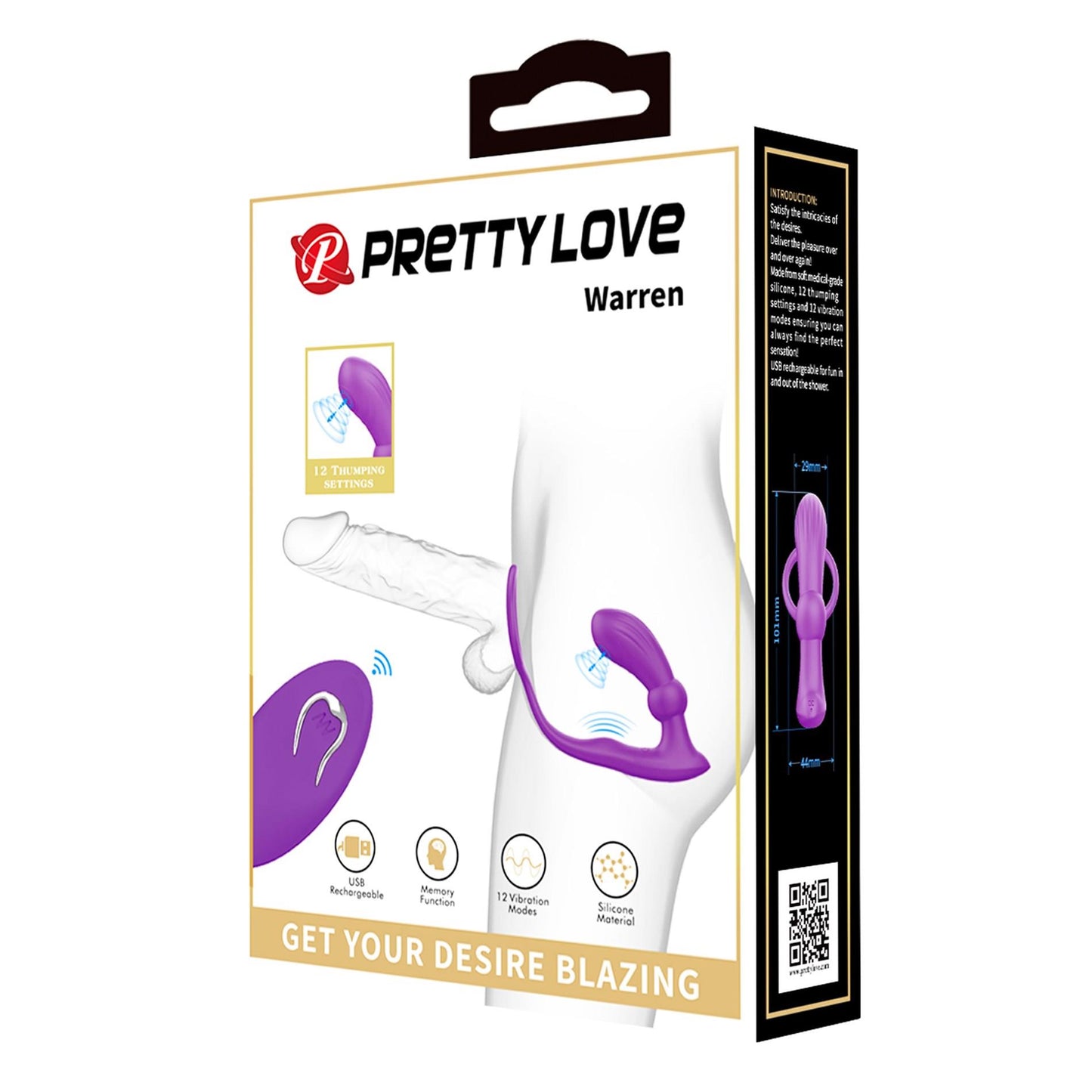 Pretty Love Warren Fioletowy z Pilotem 12+12