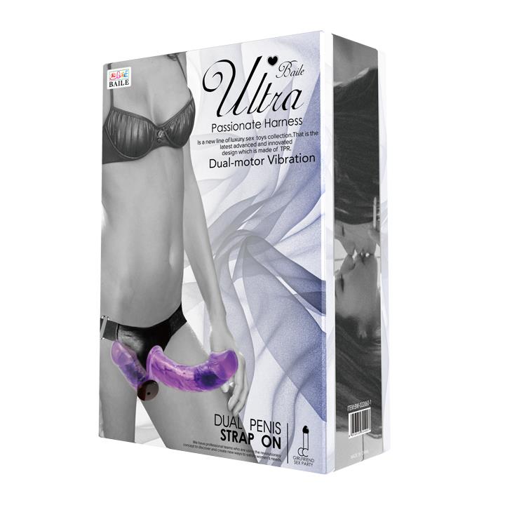 Strapon Baile Ultra Passionate z podwójną wibracją