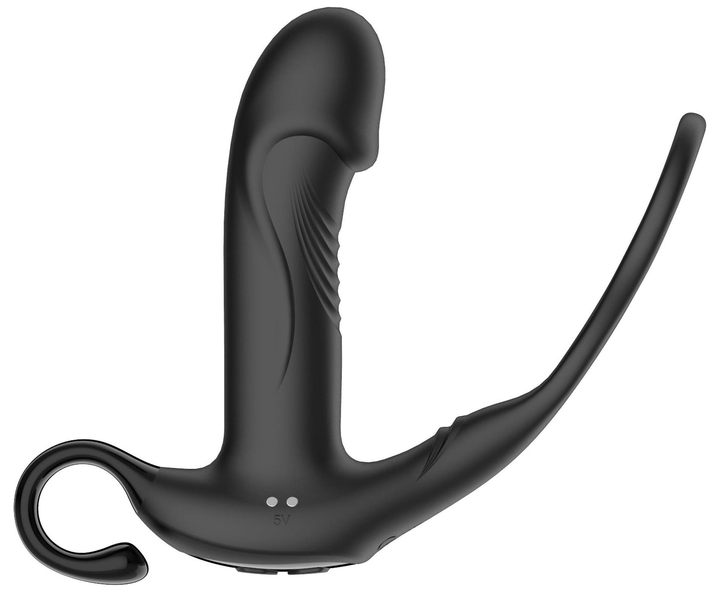 Wibrator analny z pchnięciem B Series Cute silikonowy 10+10
