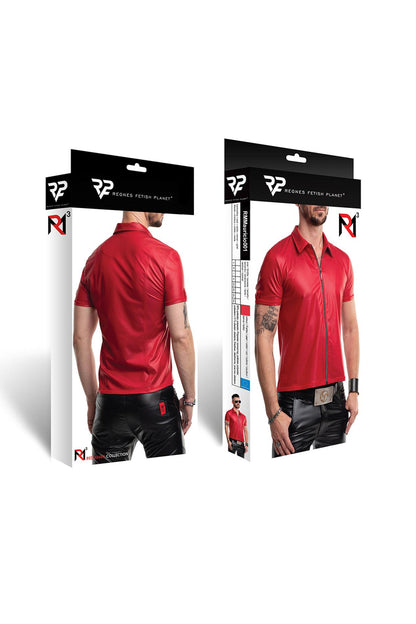 RMMauricio001 - red polo - S