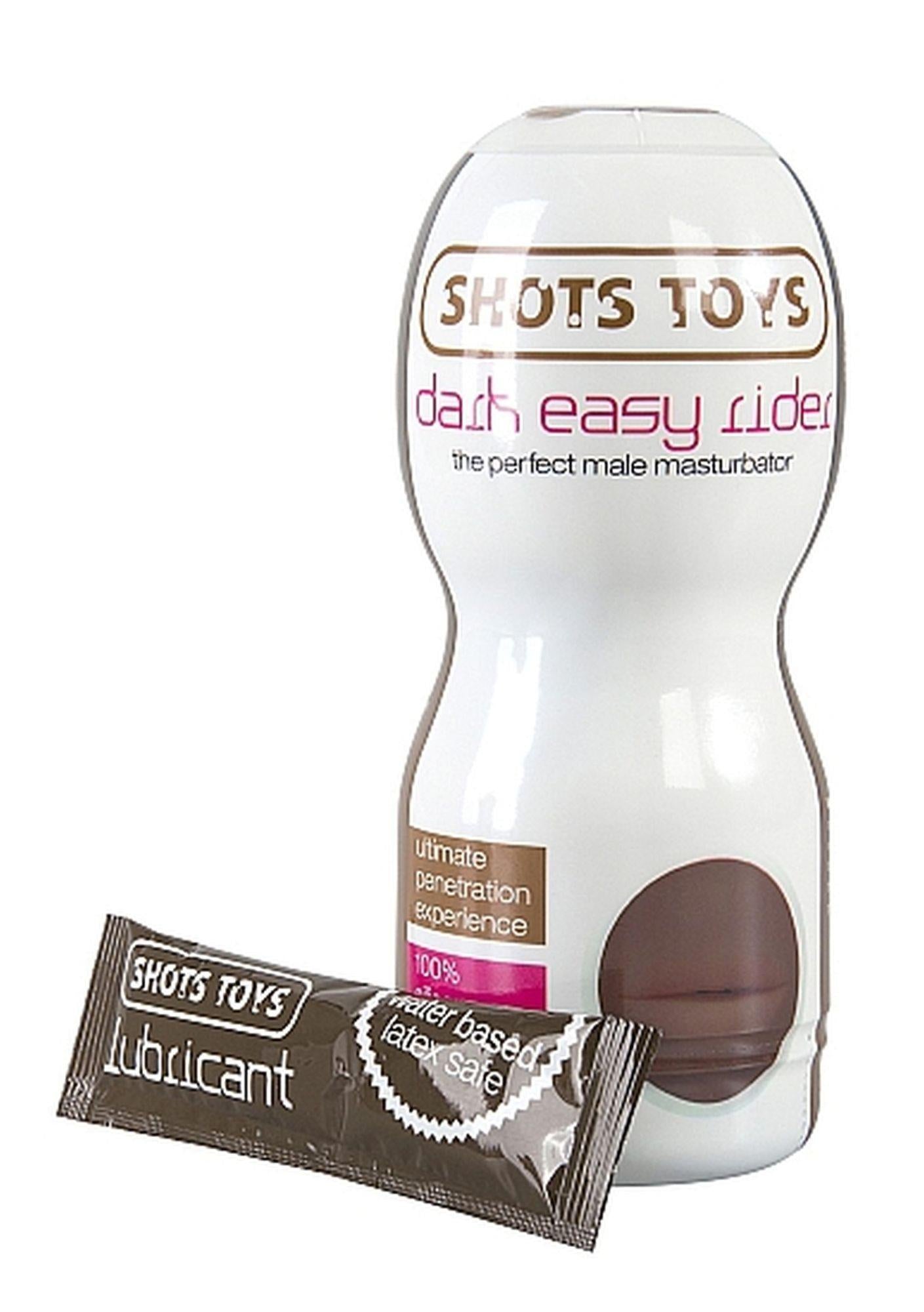 Masturbator usta Dark Easy Rider ShotsToys 15,7 cm