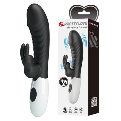 Wibrator króliczek Pretty Love Naughty Bunny 30 funkcji czarny