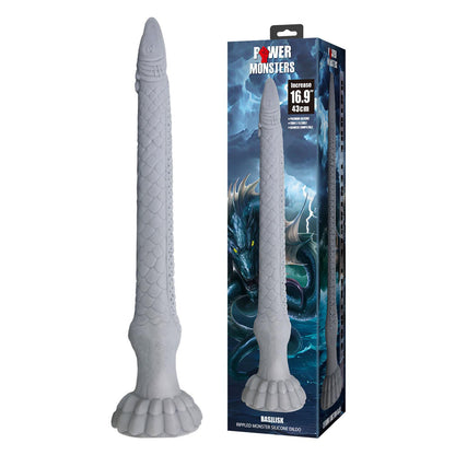 Dildo silikonowe pofalowane Basilisk Power Monsters 43 cm