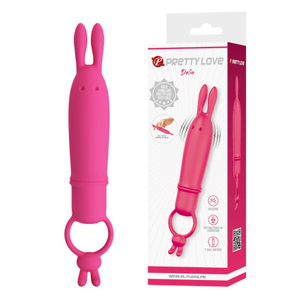 Wibrator króliczek silikonowy Pretty Love Delia 10 trybów wodoodporny AAA