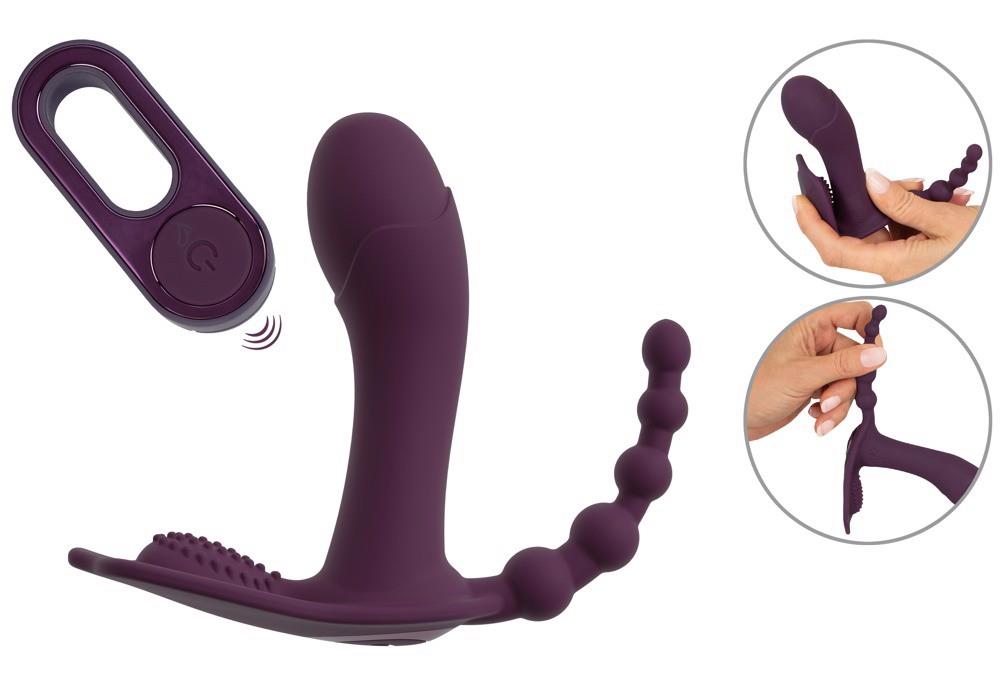 Wibrator Ariva Panty beau coeur z pilotem USB