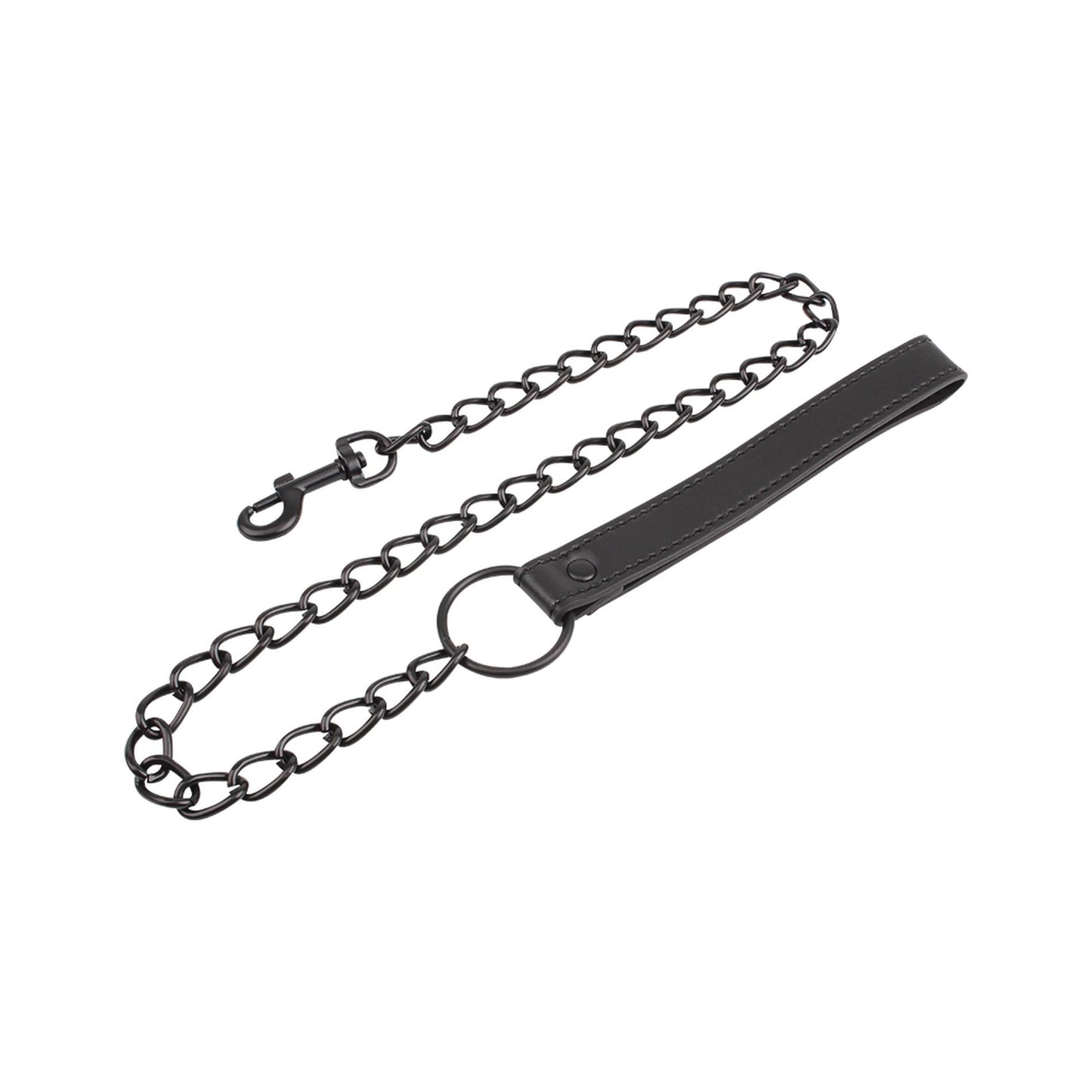 Smycz BDSM z łańcuchem metalowym Fierce Euphoria 80 cm