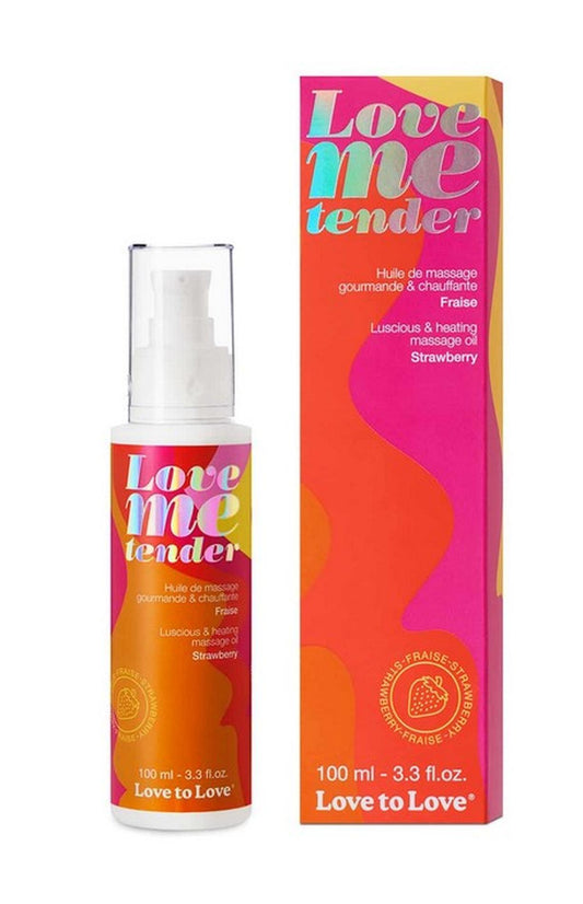 Olejek do masażu rozgrzewający truskawkowy Love Me Tender 100ml