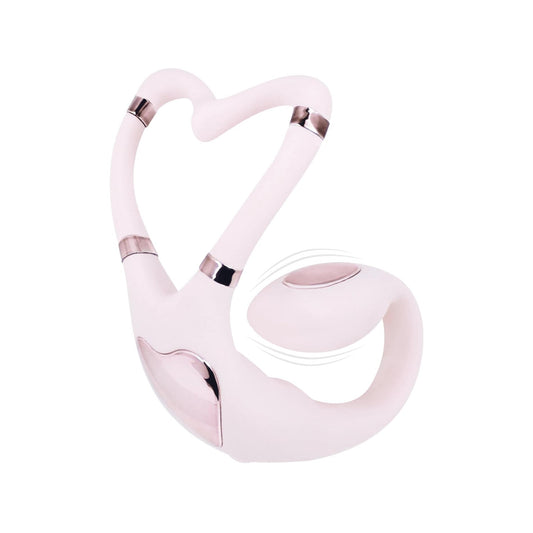 Wibrator Adrien Lastic Venus APP bladoróżowy USB 11 cm