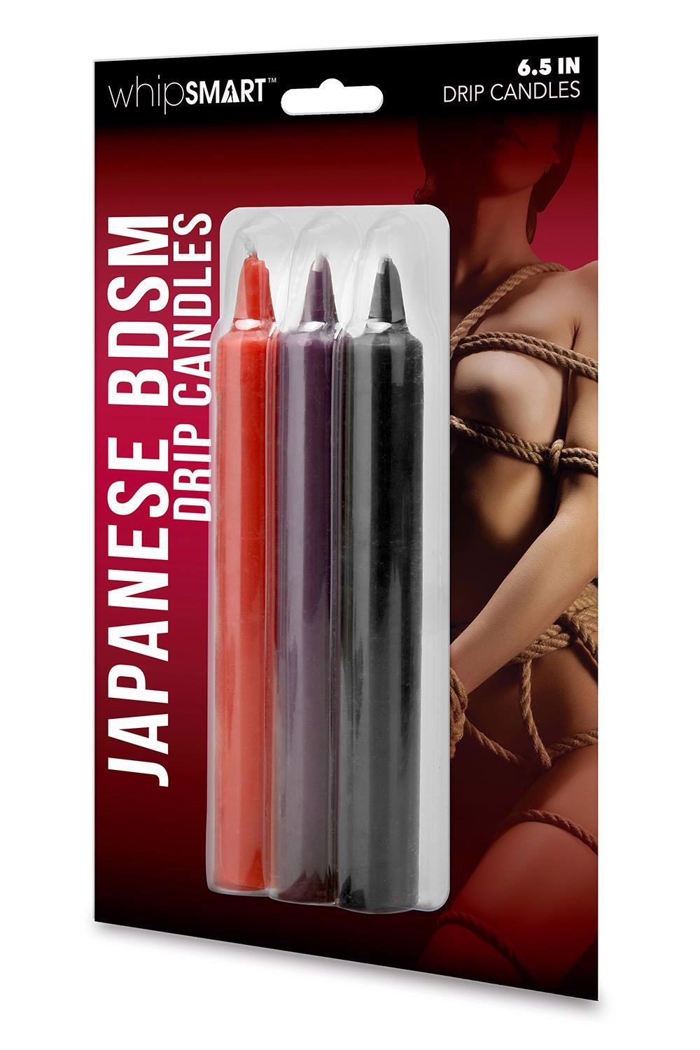 WHIPSMART 6.5 INCH JAPANESE BONDAGE DRIP CANDLES 3  PCS