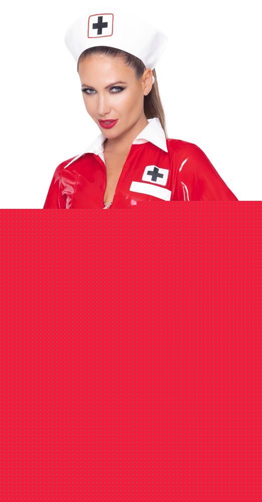 Vinyl Nurse red M