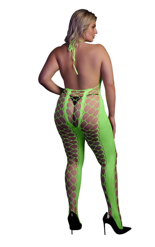 Bodystocking with Halterneck  XL/XXXXL
