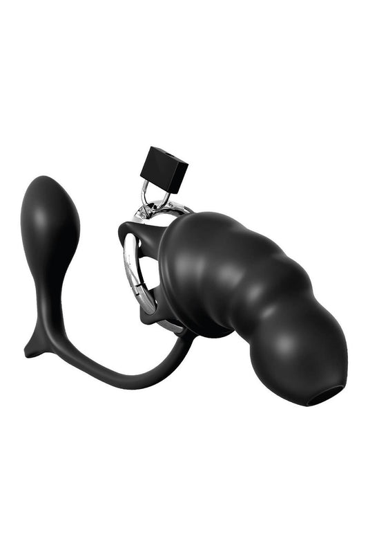 ANAL FANTASY ELITE ASS-GASM COCK BLOCKER BLACK