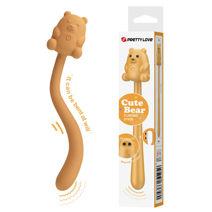 Stymulator łechtaczki Cute Bear Pretty Love 7 wibracji silikonowy USB