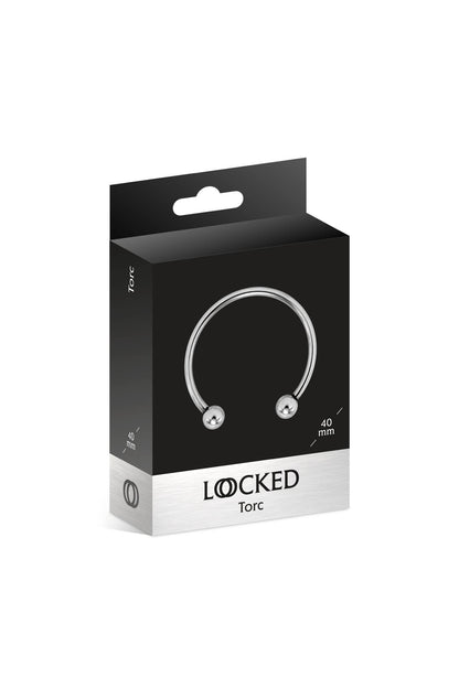Pierścień erekcyjny Torc Locked stal nierdzewny 40 mm