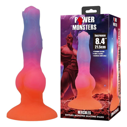Dildo silikonowe faliste Power Monsters Hercules 21.5 cm