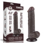 8'' Sliding Skin Dual Layer Dong Black
