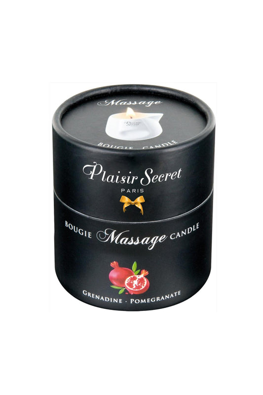 Świeca do masażu Plaisir Secret granat 80 ml