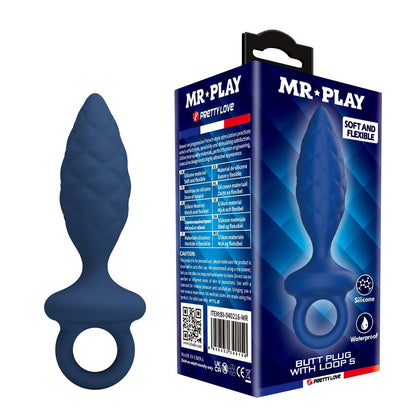 Korek analny z pętlą Mr. Play rozmiar S.