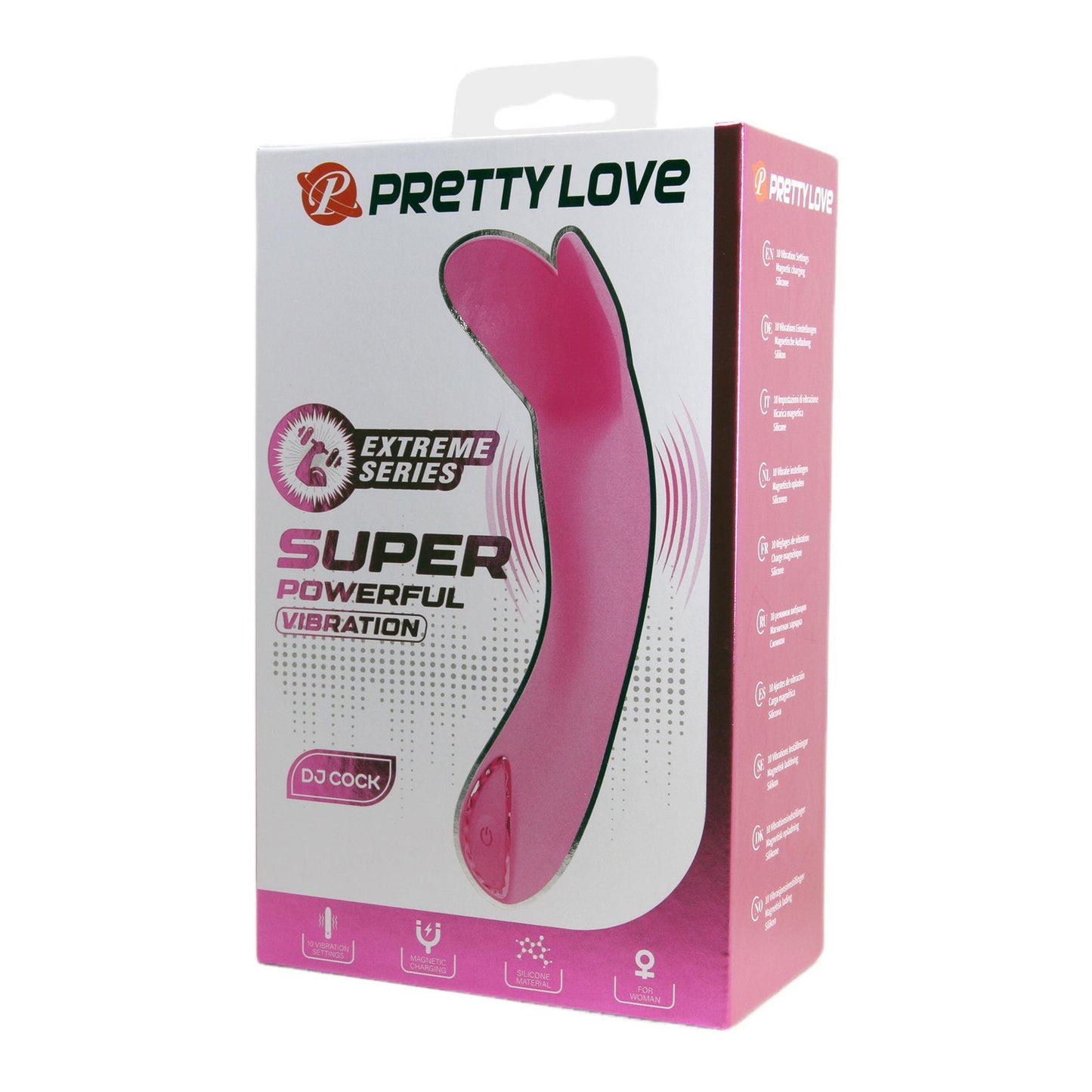 Wibrator silikonowy punkt G Pretty Love 10 trybów USB