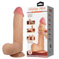 Dildo realistyczne Baile z przesuwaną skórą cieliste 23 cm przyssawka