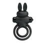 PRETTY LOVE - VIBRANT PENIS RING III Black