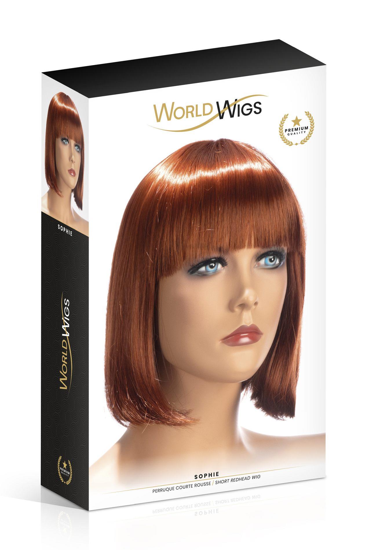 Peruka Sophie Roux czerwona World Wigs