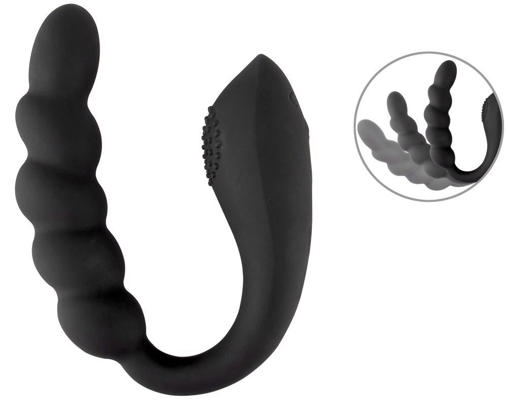 Wibrator analny giętki Black Velvets silikonowy USB 26 cm