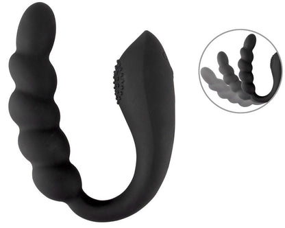 Wibrator analny giętki Black Velvets silikonowy USB 26 cm