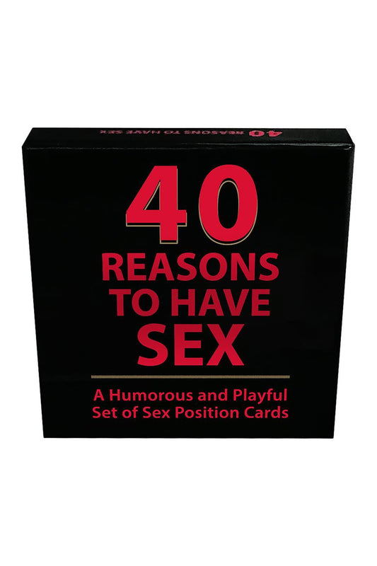 40 REASONS TO HAVE SEX