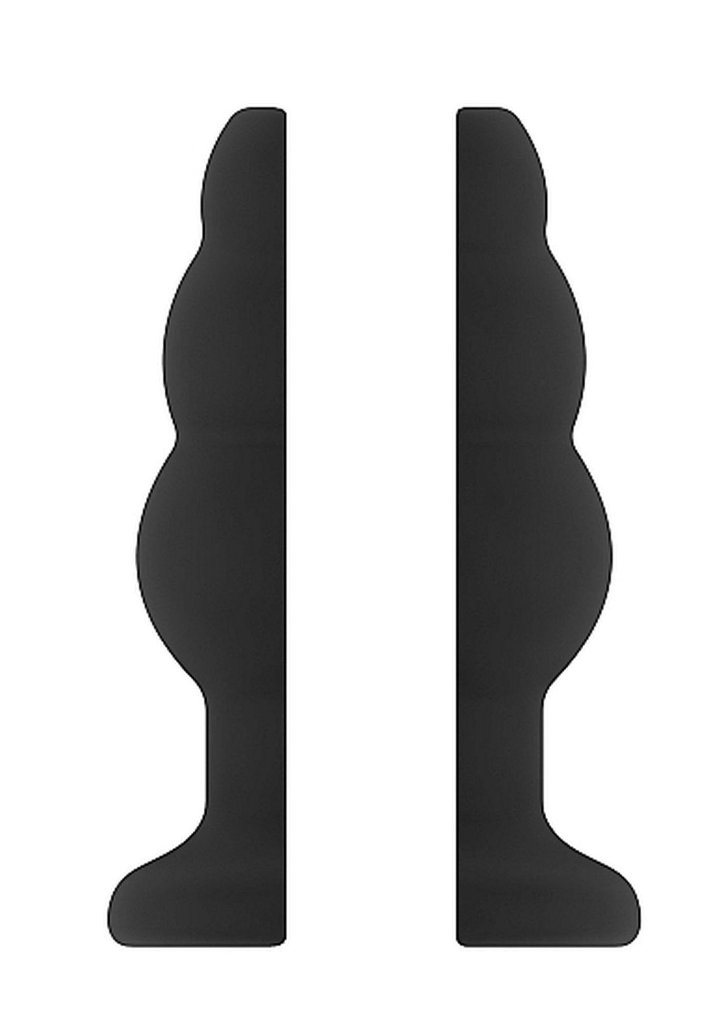 Korek analny Sono No.49 mały tunelowy czarny 7.7 cm